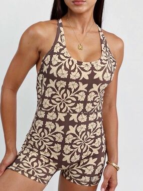 BNWT Lexbreezy x ABT Brown Pukenikeni Jumpsuit